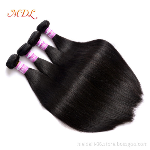 7A grade 30 inch brazilian hair styles straight hair 100% unprocessed remy human hair weave